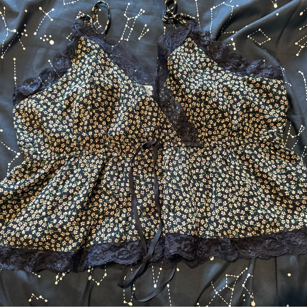 American Eagle Floral Tank Top